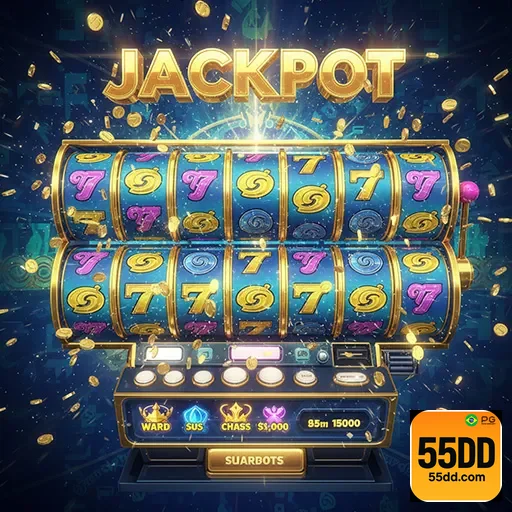 Imagem de jogos de caça-níqueis do 55dd, destaque para slots divertidos no site 55dd.